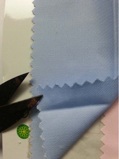 DG- SNYU 淺灰蘭T65/C35  45/2*21/138*71 耐漂白水 耐氯漂 制服 Anti bleaching bleaching resistant 後面照